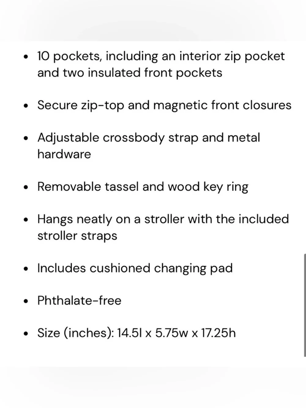 Skip Hop Greenwich Simply Chic Diaper Tote Bag